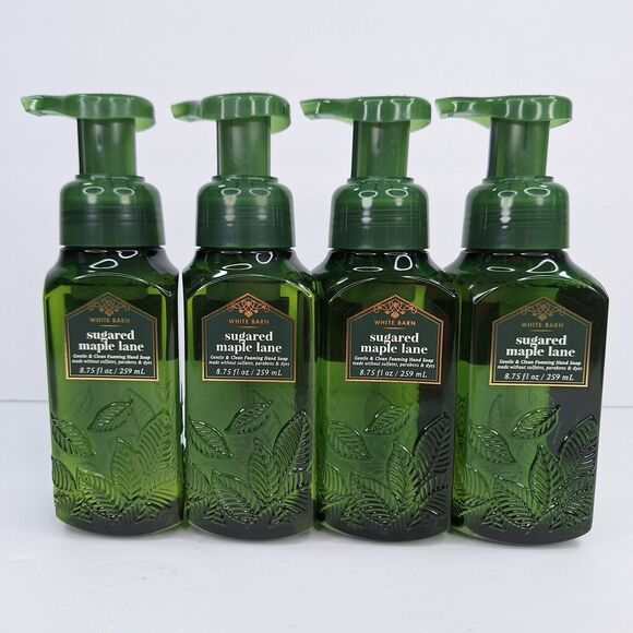 White Barn Other - Set of 4 Sugared Maple Lane Gentle Foaming Hand Soap 8.75 oz ea White Barn BBW